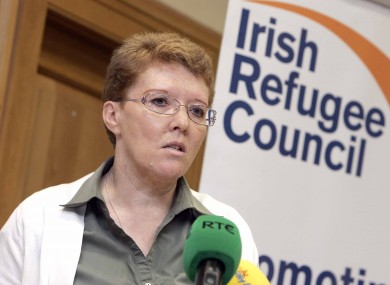 Sue Conlan, CEO Irish Refugee Council. The Irish Refugee Council, at the launch of the report today
