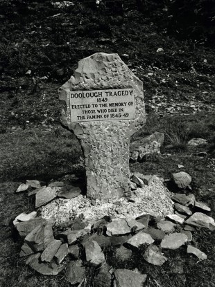 A memorial erected in Mayo to those who died in the famine from 1845 to 1849 and in the Doolough Tragedy of 1849.