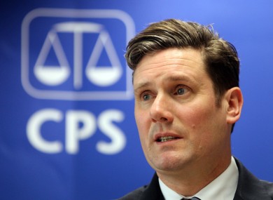 Keir Starmer QC, the Director of Public Prosecutions.