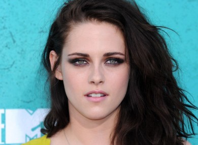 Kristen Stewart, probably flipping the bird out of shot