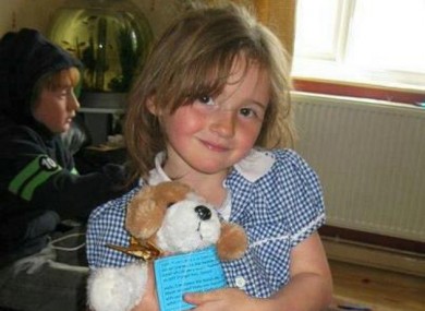 April Jones, 5, was last seen getting into a van at about 7:30pm last night.