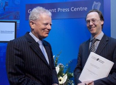 Data Protection Commissioner Billy Hawkes and his deputy Gary Davis: the DPC is now investigating a security vulnerability with software used by hundreds of Irish schools.
