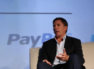 Gary Kovacs at the Dublin Web Summit yesterday.