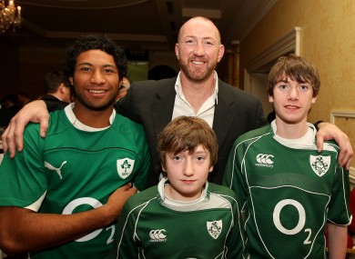 Trevor Brennan at the launch of his rugby tour business in 2009.
