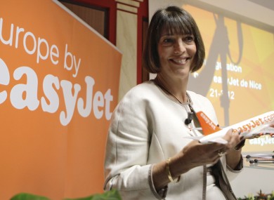 European budget airline easyJet Chief executive Carolyn McCall