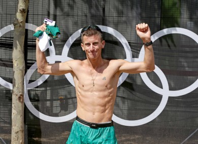 Heffernan finished fourth in the Men's 50km Race Walk earlier this year at the Olympics.