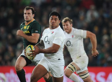 Manu Tuilagi will partner Brad Barritt in the England midfield.