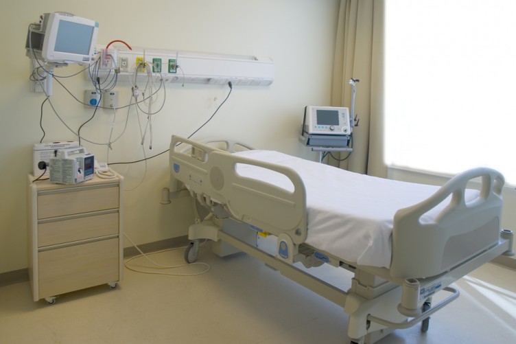 Hospital Bed Side View Hospital Bed Side View