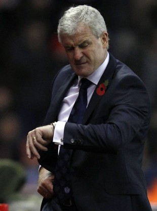 Time's up: End of the line for Mark Hughes.