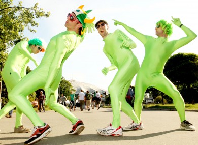 Stephen O'Sullivan, Eddie Nealon, Dermot O'Sullivan and Patrick Nealon from Skibbereen, Co Cork.