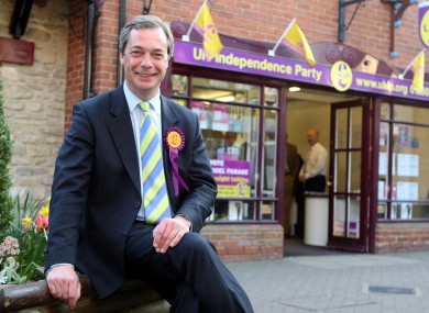 UKIP's Nigel Farage leads the third most popular political party in Britain, according to two new opinion polls this weekend.