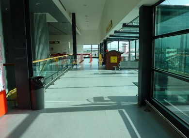 Inside Shannon airport