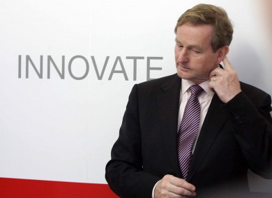Taoiseach Enda Kenny pictured in Wicklow today.