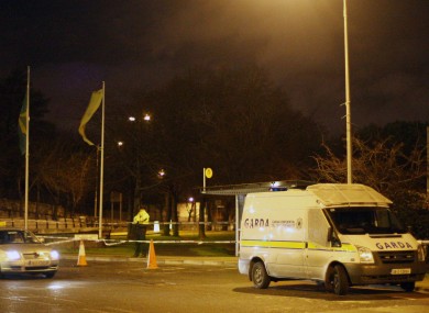 Gardaí investigating the fatal shooting in Dublin city centre sealed off an area on Constitution Hill last night.