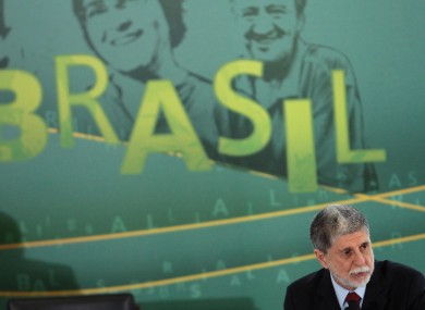Brazil's Defense Minister Celso Amorim (file photo).