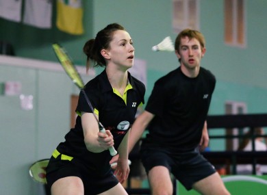 Chloe and Sam Magee won the mixed doubles final.