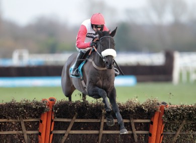 Big Buck's ridden by Ruby Walsh goes on to win the Sportingbet Long Distance Hurdle during the The Sportingbet Winter Festival.
