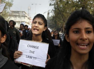 Protests in New Delhi today