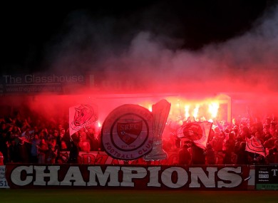 The club's excellent support base was said to have influenced the awarding of the grant.