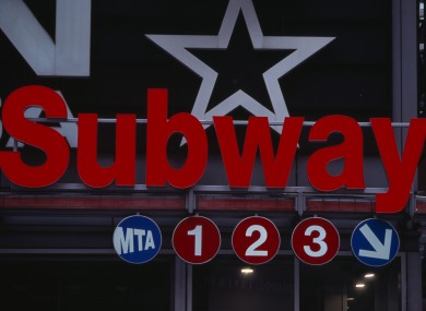 File photo of a New York subway station.
