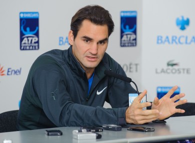 Federer also said it is impossible to compare his status with Messi and Diego Maradona's in the pantheon of sporting greats.