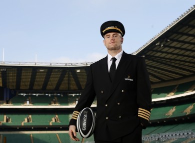 Jamie Heaslip at the launch of GUINNESS' Made of More RBS 6 Nations campaign at Twickenham Stadium.