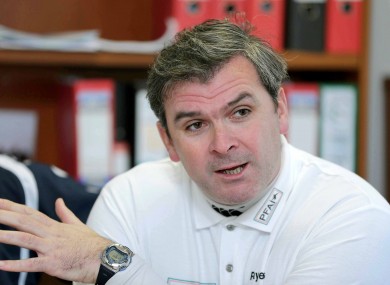 Scully: manages the PFAI squad in Thursday's tournament.