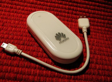 Huawei is best known among consumers for its USB dongles to connect to mobile broadband services.