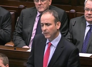 Fianna Fáil leader Micheál Martin