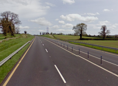 The N24 outside Cahir in Co Tipperary, where three men were arrested this evening.