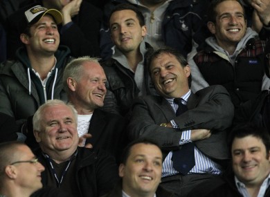 Gascoihne and Mabbutt at a Spurs match in 2011.