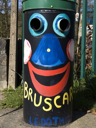 Rubbish bins in Monaghan.