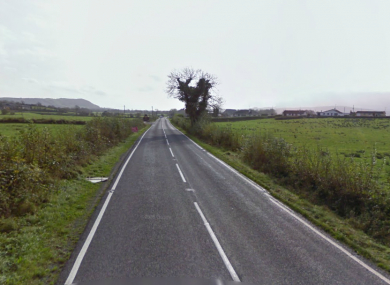 The A509 road between Derrylin and Enniskillen, in Co Fermanagh, where the viable device was discovered in the early hours of yesterday morning.
