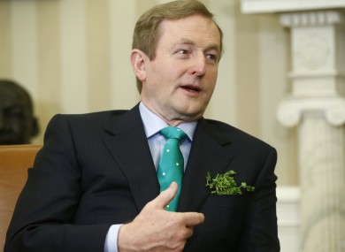The Taoiseach's US trip has moved to the west coast of the country (file photo).