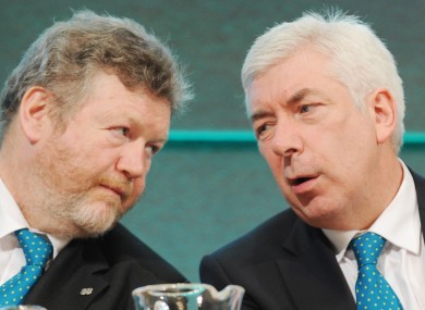 Junior health minister Alex White (right) will attend the Health sub-committee today to deal with possible changes to new laws on generic drugs.