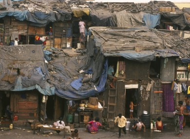 A slum in Mumbai, one of the major cities in the Maharashtra state in India where thousands of children die every year from malnutrition.