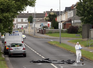 The scene of the stabbing in Finglas four years ago.