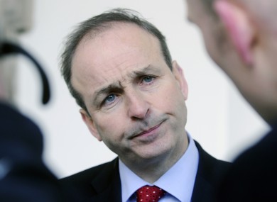 Fianna Fáil leader Micheál Martin (file photo)