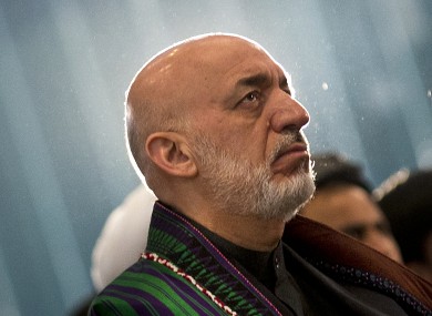 Afghan President Hamid Karzai