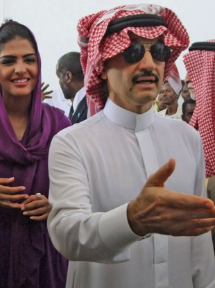Prince Al-Waleed bin Talal is worth an estimated $20 billion - making him the Arab world's richest man.