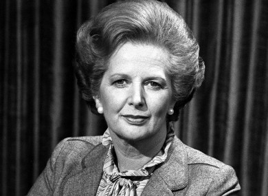File photo of Prime Minister Margaret Thatcher