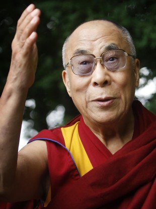 The Dalai Lama is in Derry as part of its UK City of Culture celebrations.