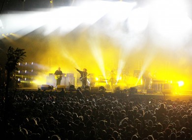 The Cure play the Picnic in 2012
