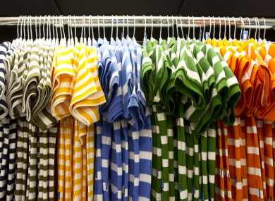 The price of clothing and footwear rose by 3.8 per cent in February.