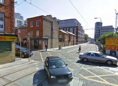 Junction of Benburb St and Quenn St in Dublin.
