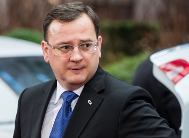 Czech Prime Minister Petr Necas