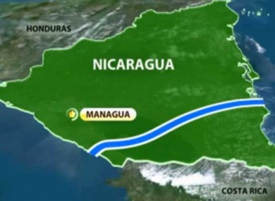 Estimated path for the canal