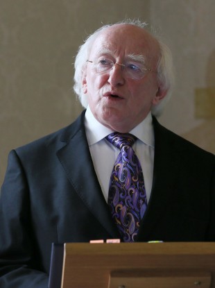 President Michael D Higgins