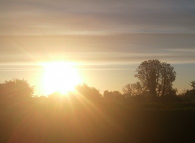 Kilmacradock in Maynooth, county Kildare this morning.