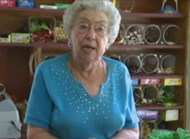 Margaretta Wolf, possibly giving someone what for